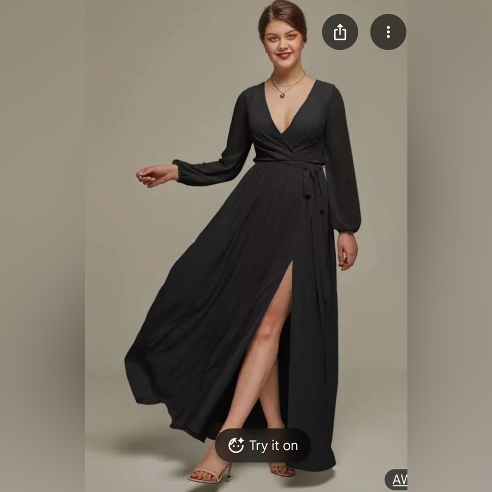 Maleficent Black A long Dress and accessories